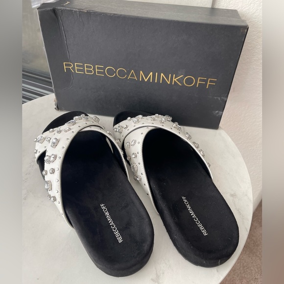 Rebecca Minkoff Shoes - Rebecca Minkoff New Theo Jewels Leather Slide Size 10M and 9.5